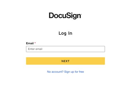 DocuSign Login .